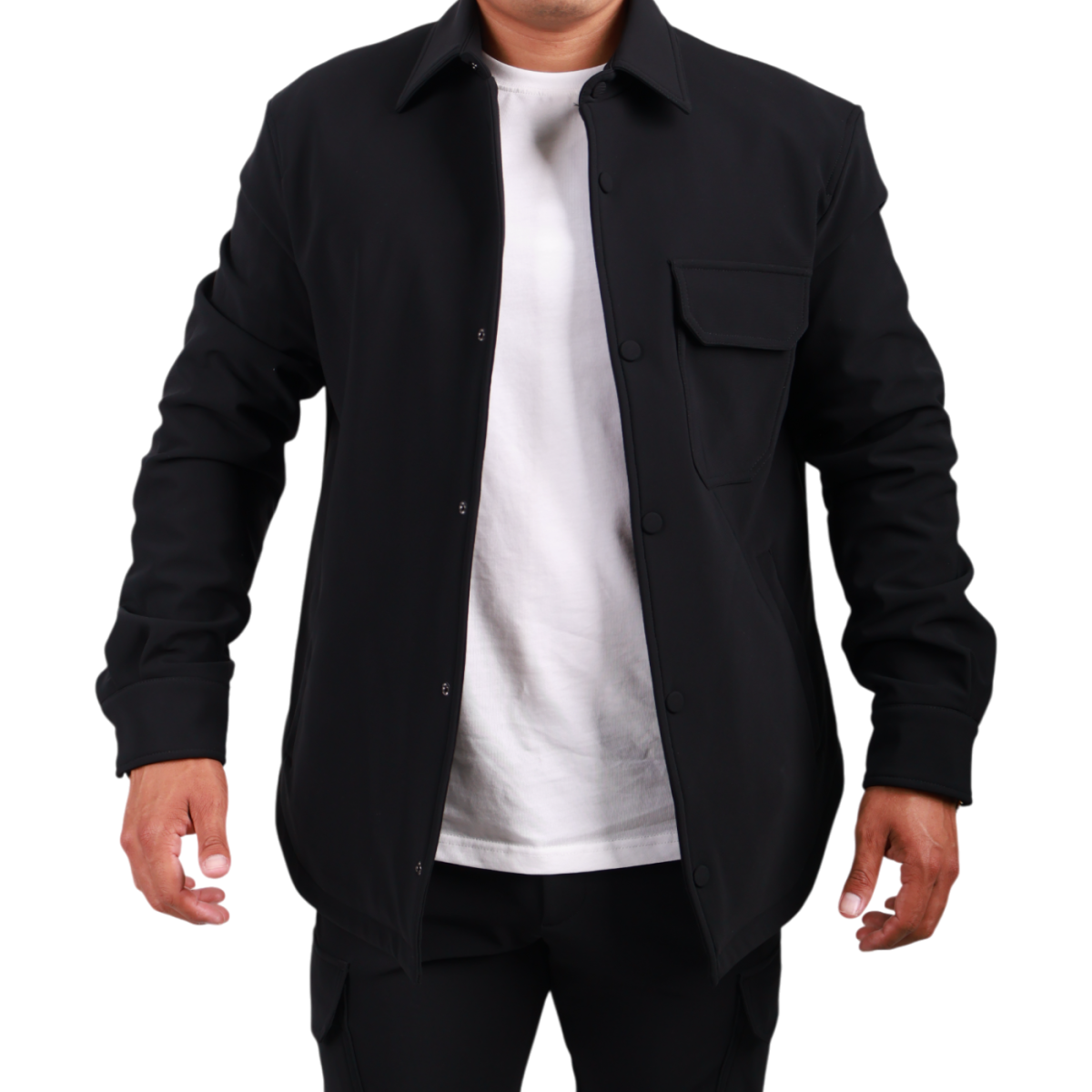 Camisa Antony Morato Tejido Tecnico Bi-Tech Hombre Negro