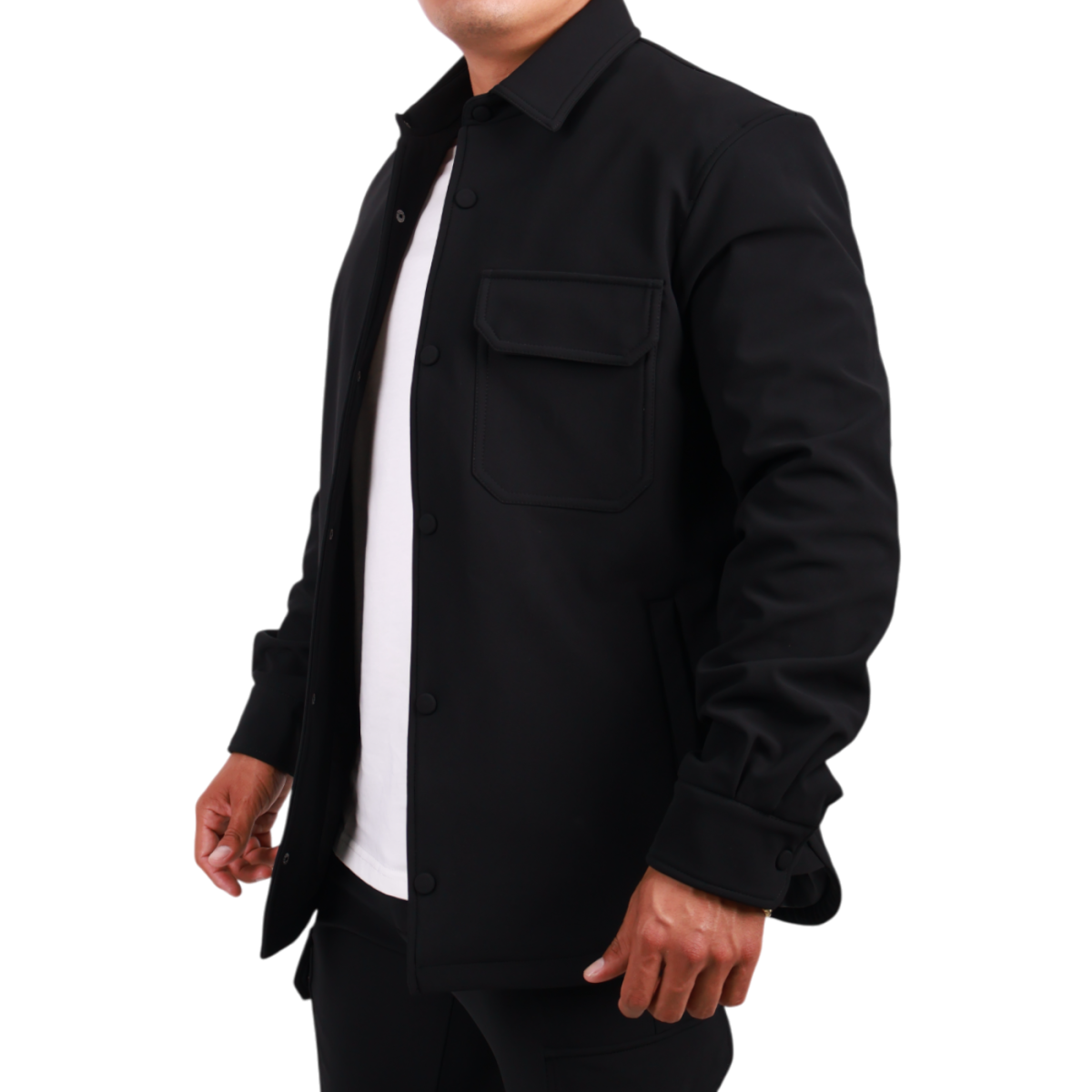 Camisa Antony Morato Tejido Tecnico Bi-Tech Hombre Negro 2