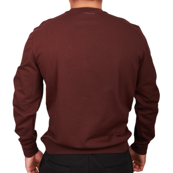 Sudadera Antony Morato Tigre Estampado Algodon Sostenible Hombre Burdeos