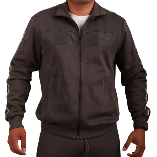 Sudadera Antony Morato con Banda Brazo lateral Algodon Hombre Verde