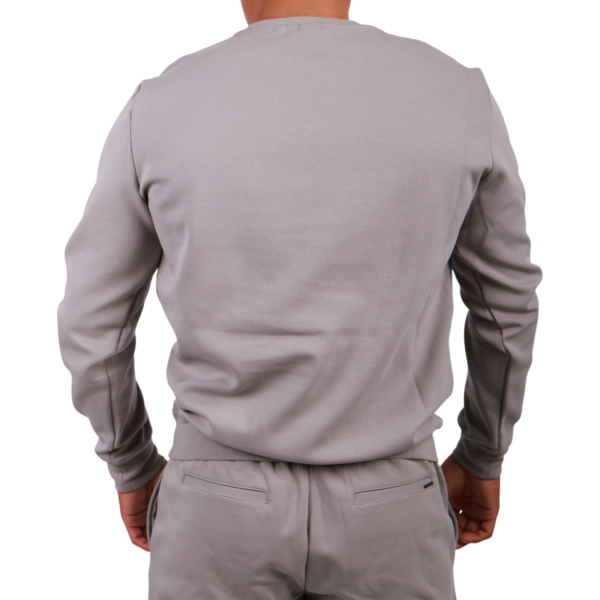 Sudadera Antony Morato Cuello Redondo Logo Estampado Hombre Gris Claro