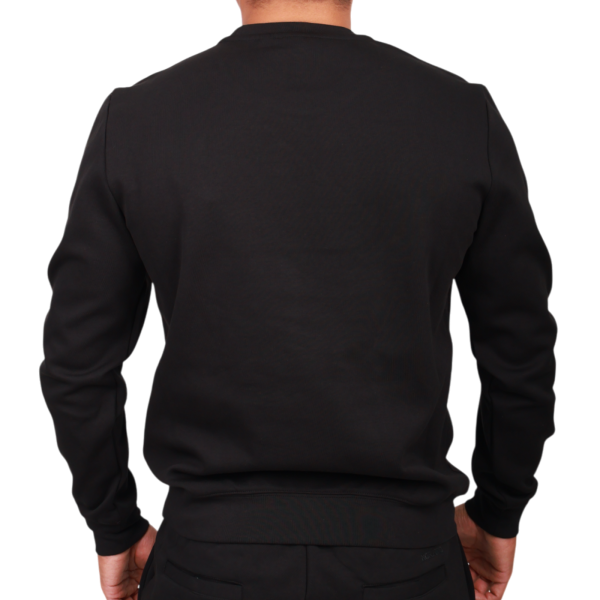 Sudadera Antony Morato Slim Fit mezcla Algodon con Logo Hombre Negro