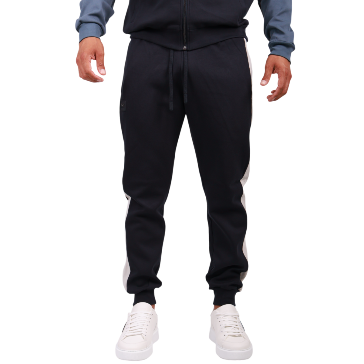 Pantalon Antony Morato Regular Fit con Bandas Hombre Marino