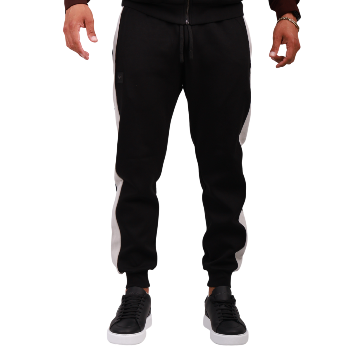Pantalon Antony Morato Regular Fit con Bandas Hombre Negro