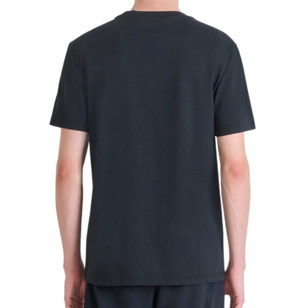 Camiseta Antony Morato Logo New 3D Punto de Algodon Hombre Marino