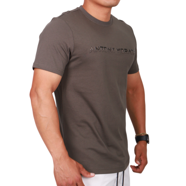 Camiseta Antony Morato Logo Estampado Laminado Hombre Verde