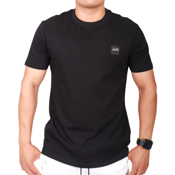 Camiseta Antony Morato Logo Pequeño Hombre Negro