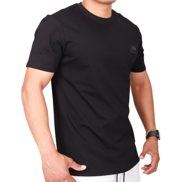 Camiseta Antony Morato Logo Pequeño Hombre Negro