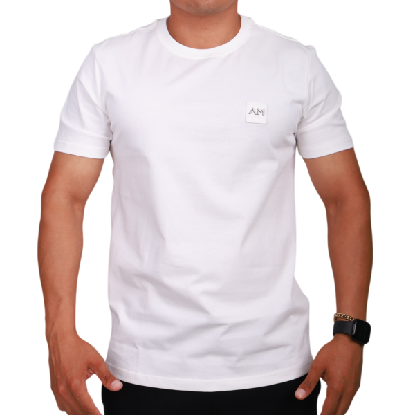 Camiseta Antony Morato Logo Pequeño Hombre Blanco