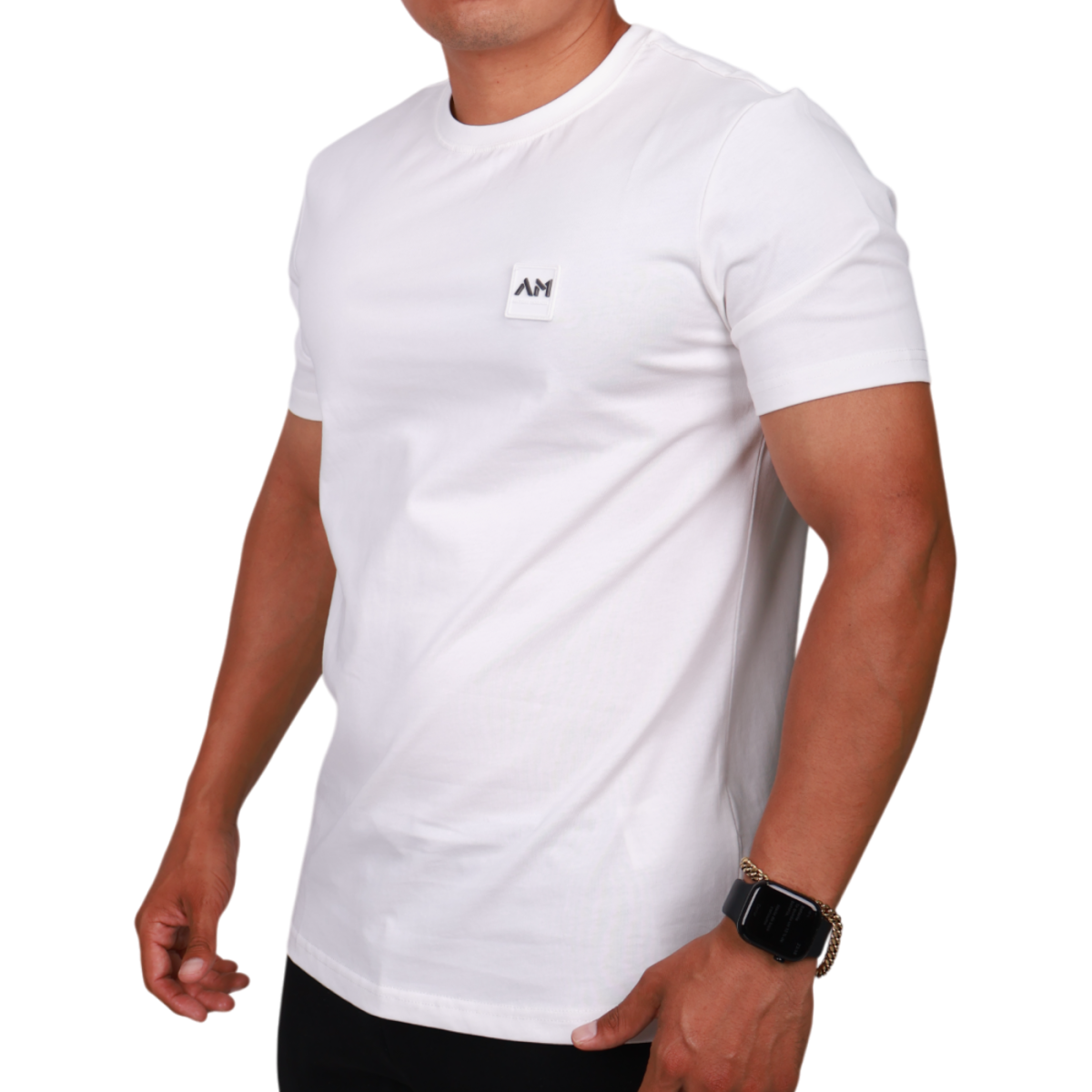 Camiseta Antony Morato Logo Pequeño Hombre Blanco 2