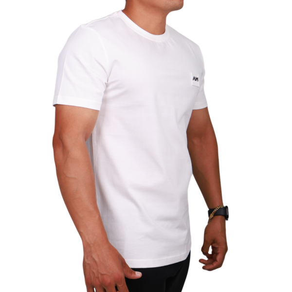 Camiseta Antony Morato Logo Pequeño Hombre Blanco