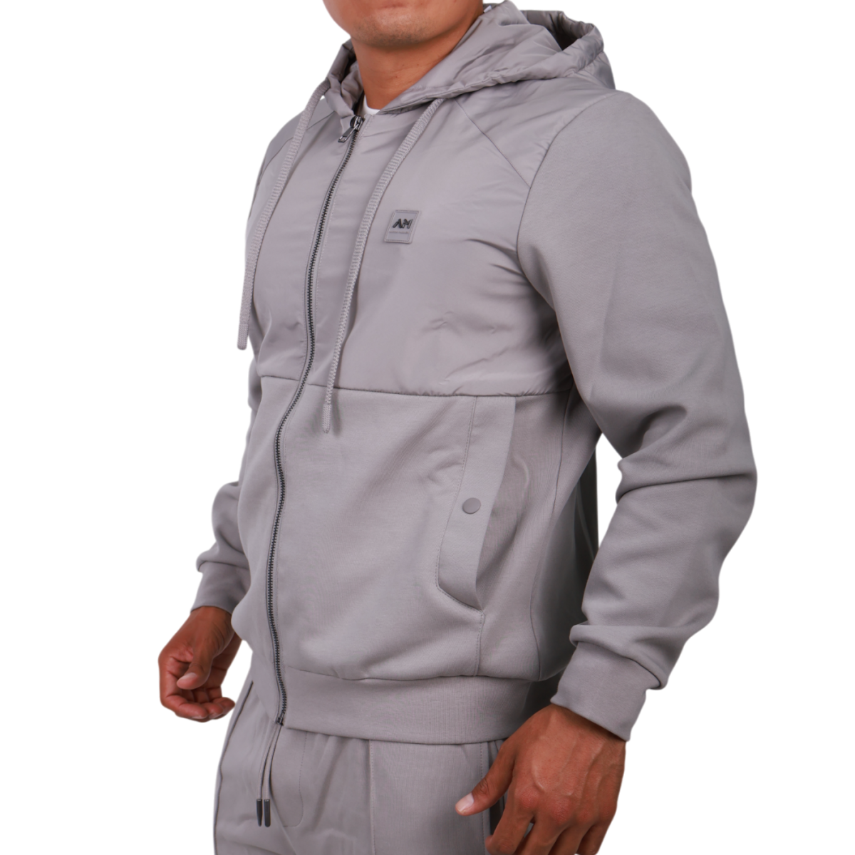 Sudadera Antony Morto Regular con Cremallera Gris 2