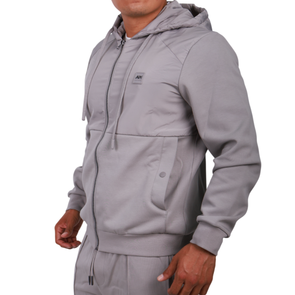 Sudadera Antony Morto Regular con Cremallera Gris