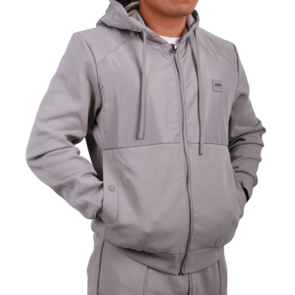 Sudadera Antony Morto Regular con Cremallera Gris