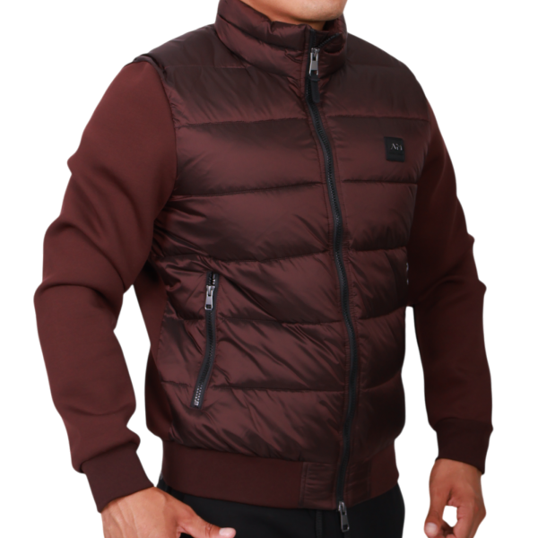 Plumas Antony Morato Brillante Relleno Sintetico Hombre Burdeos