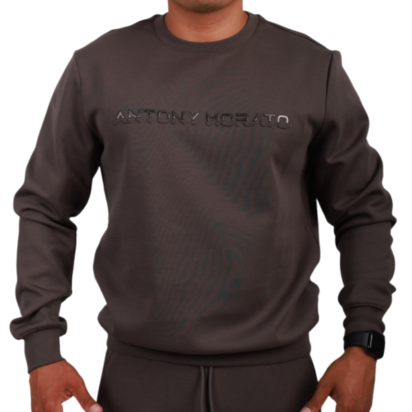 Sudadera Antony Morato Slim Fit mezcla Algodon con Logo Hombre Verde