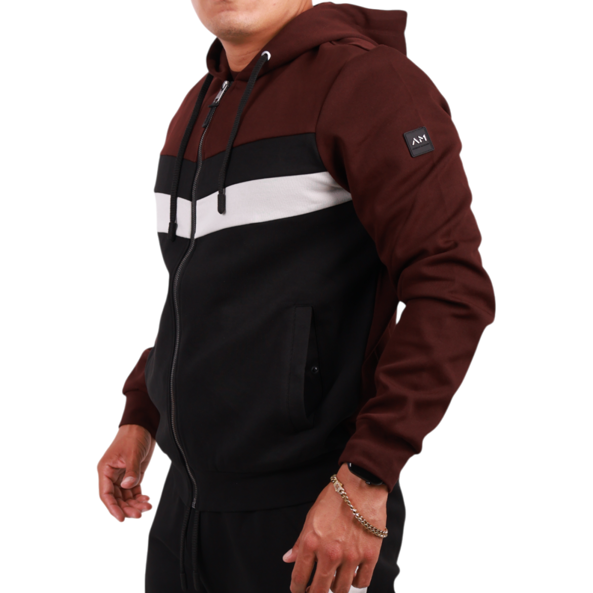 Sudadera Antony Morto Regular Fit Mezcla Algodon Hombre Burdeos 2
