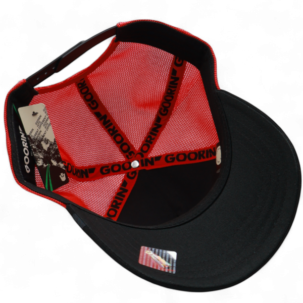 Gorra Goorin Bros Búfalo Ruthless Buffalo Roja