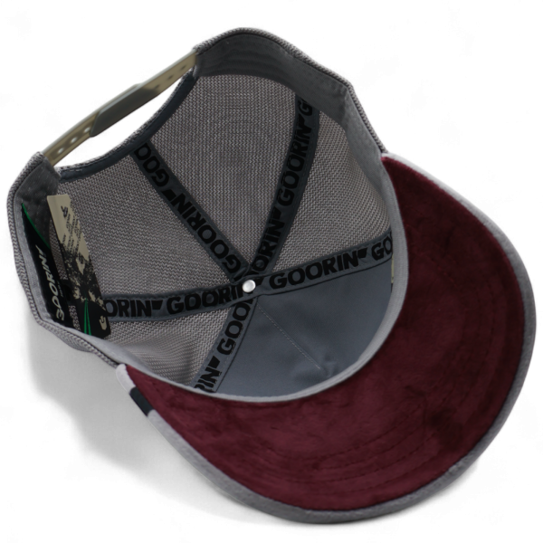 Gorra Goorin Bros Lobo Maverick Howling Velour Gris