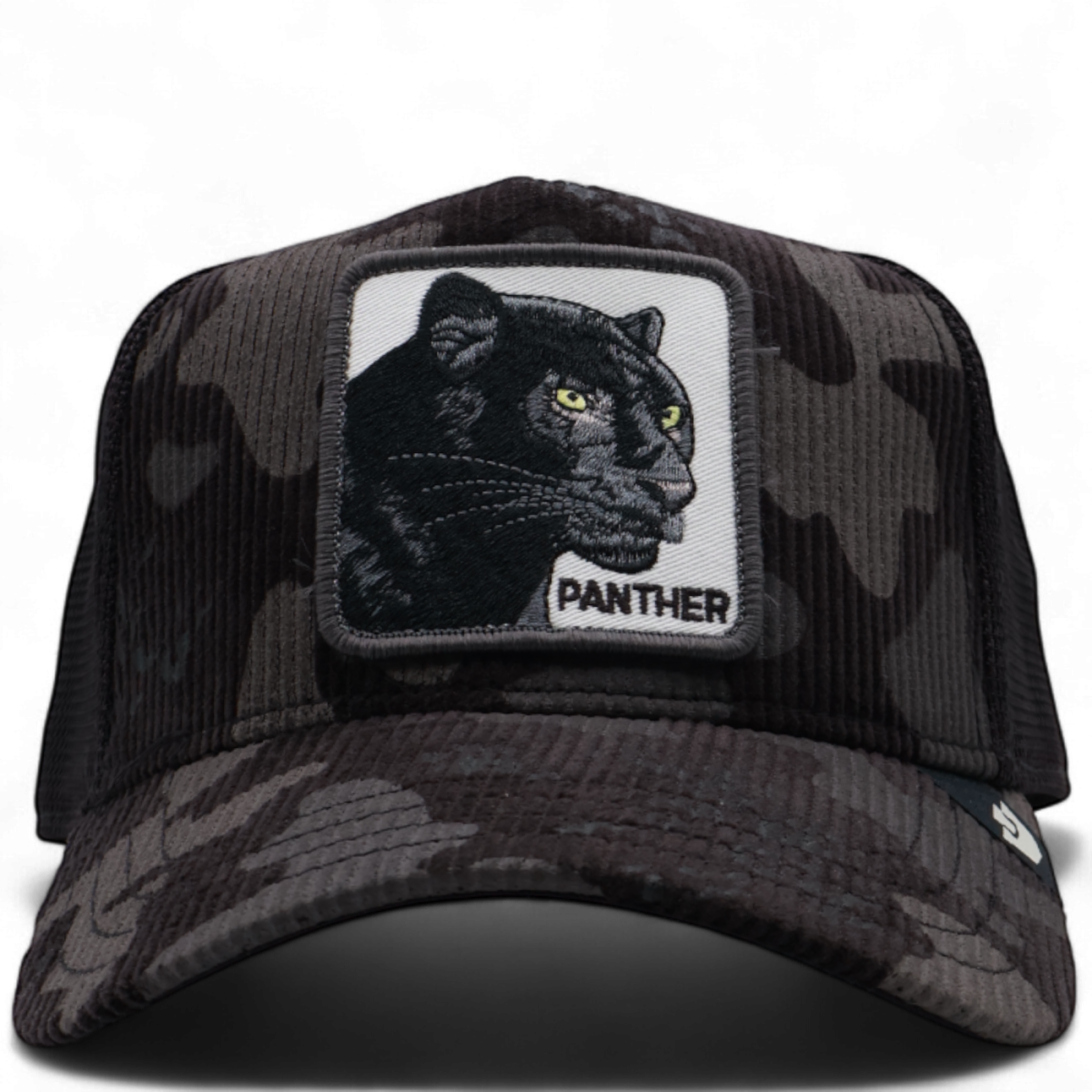 Gorra Goorin Bros Panther Corduroy Camo Negra 2