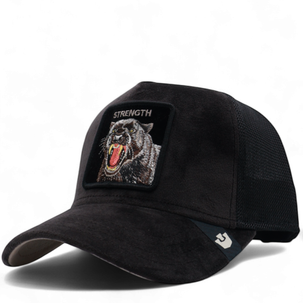 Gorra Goorin Bros Pantera Strength Panther Velour Negra