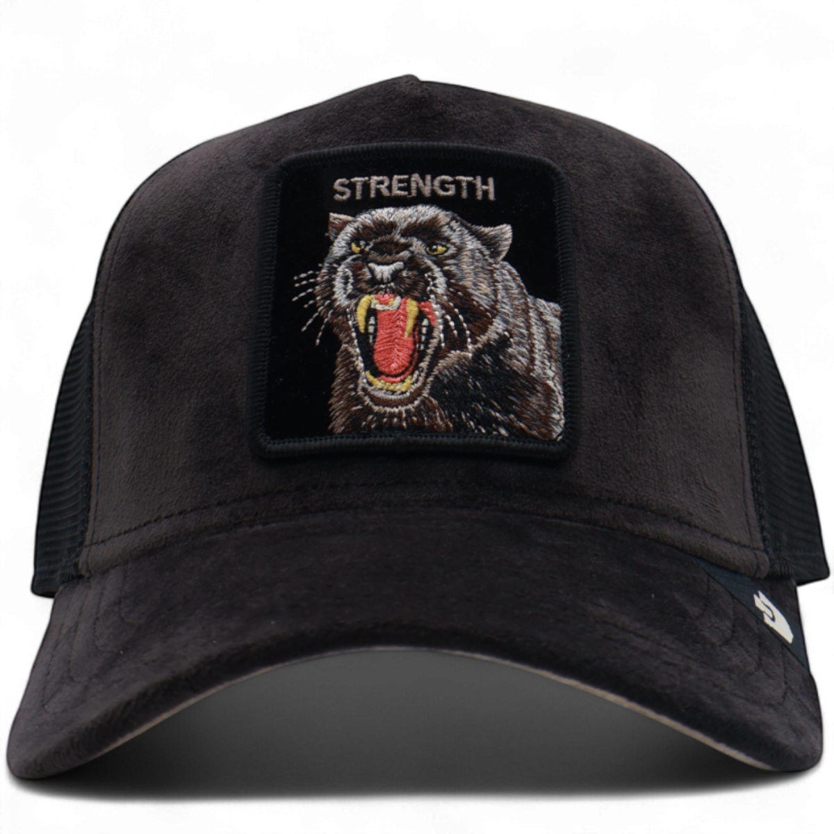 Gorra Goorin Bros Pantera Strength Panther Velour Negra 2