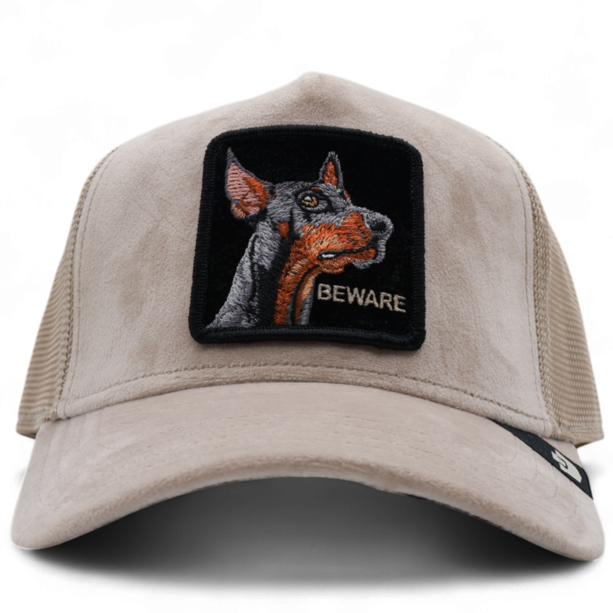Gorra Goorin Bros Perro Dóberman Beware Velour 2
