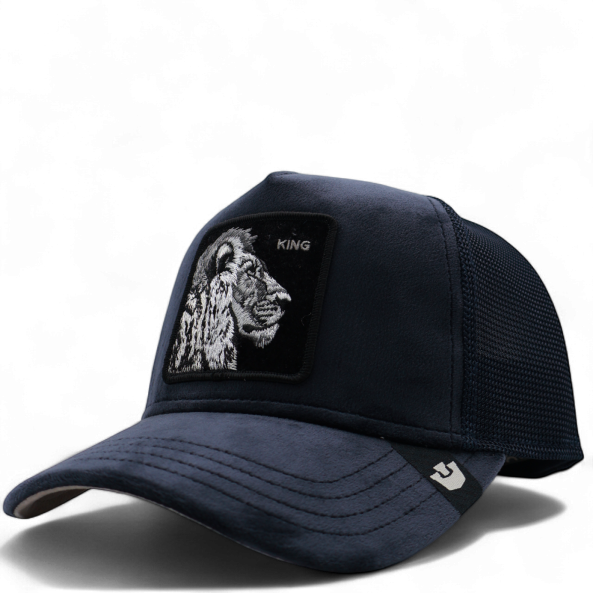 Gorra Goorin Bros León King Lion Velour Azul Marino