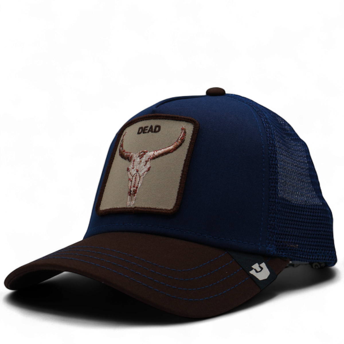 Gorra Goorin Bros Buey Dead Azul y Marrón