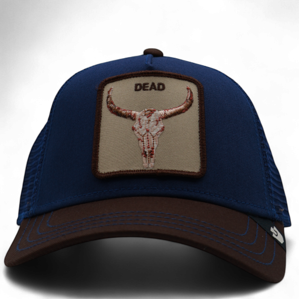 Gorra Goorin Bros Buey Dead Azul y Marrón