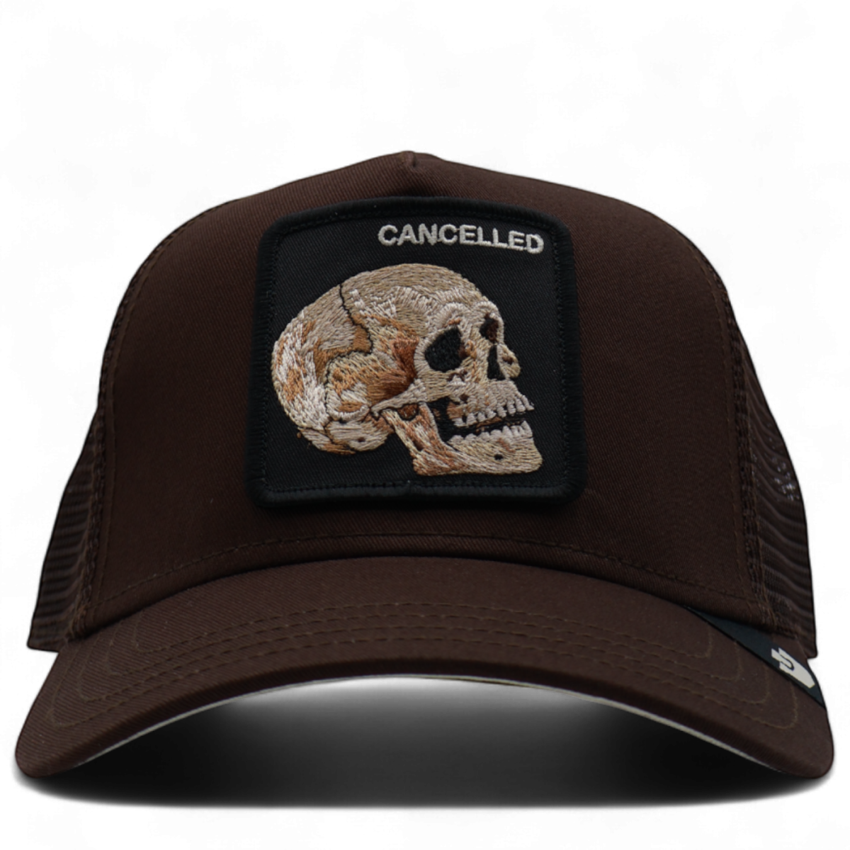 Gorra Goorin Bros Calavera The Cancelled Skull Grit Marrón 2