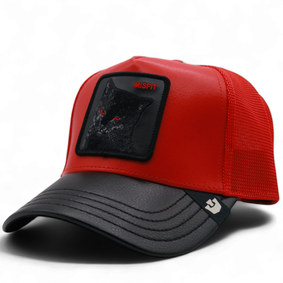 Gorra Goorin Bros Gato Misfit Courtside Roja y Negra