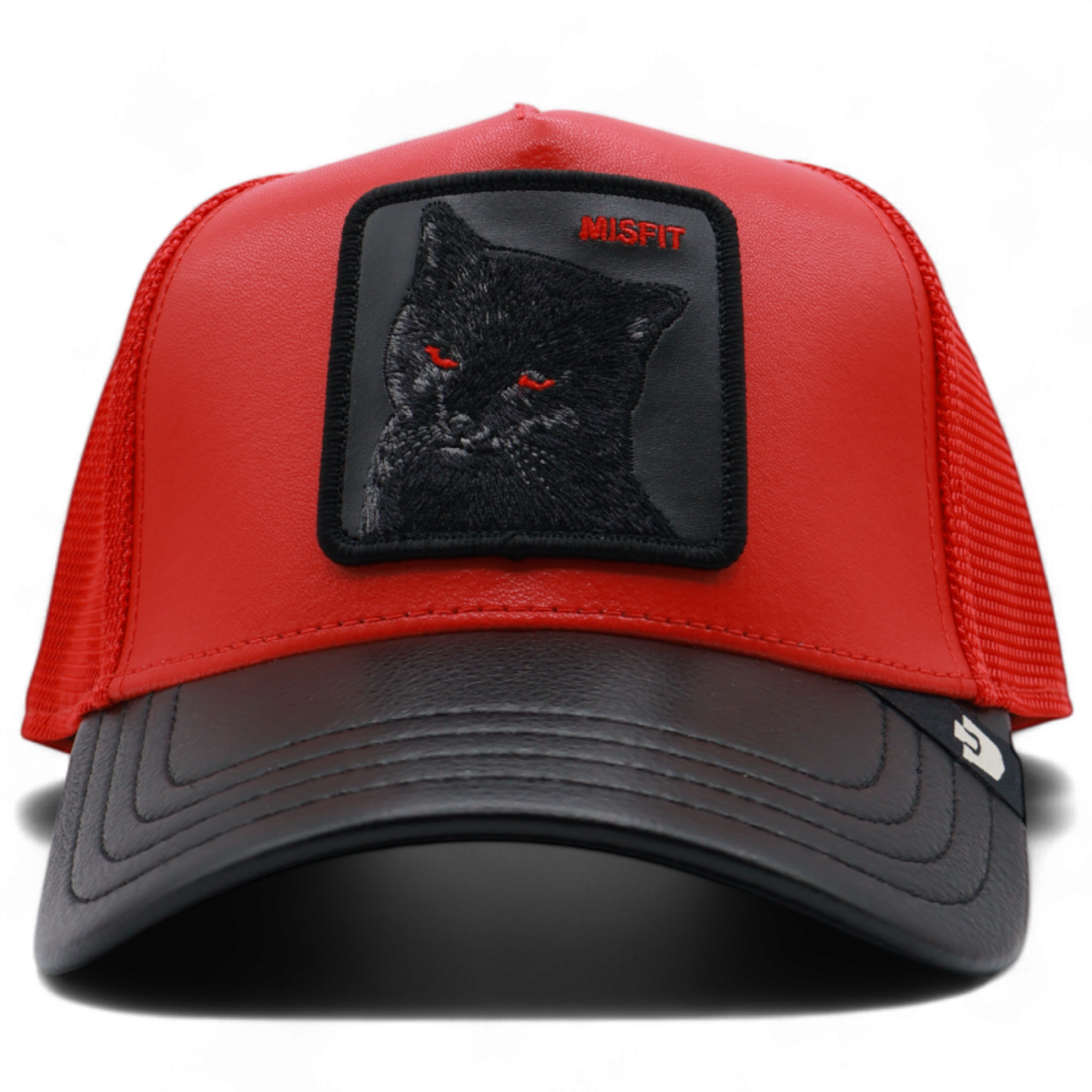 Gorra Goorin Bros Gato Misfit Courtside Roja y Negra 2