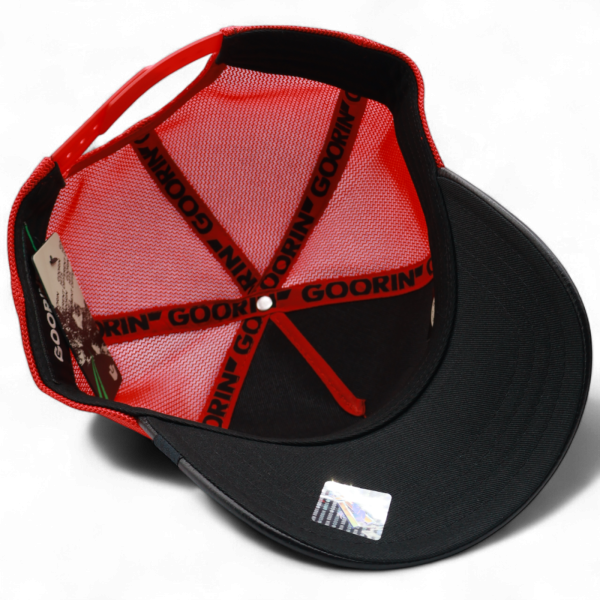 Gorra Goorin Bros Gato Misfit Courtside Roja y Negra