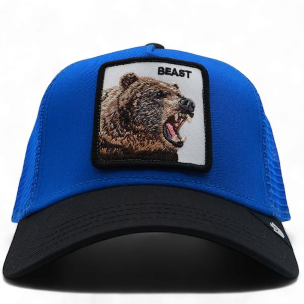 Gorra Goorin Bros Oso Beast Azul y Negro