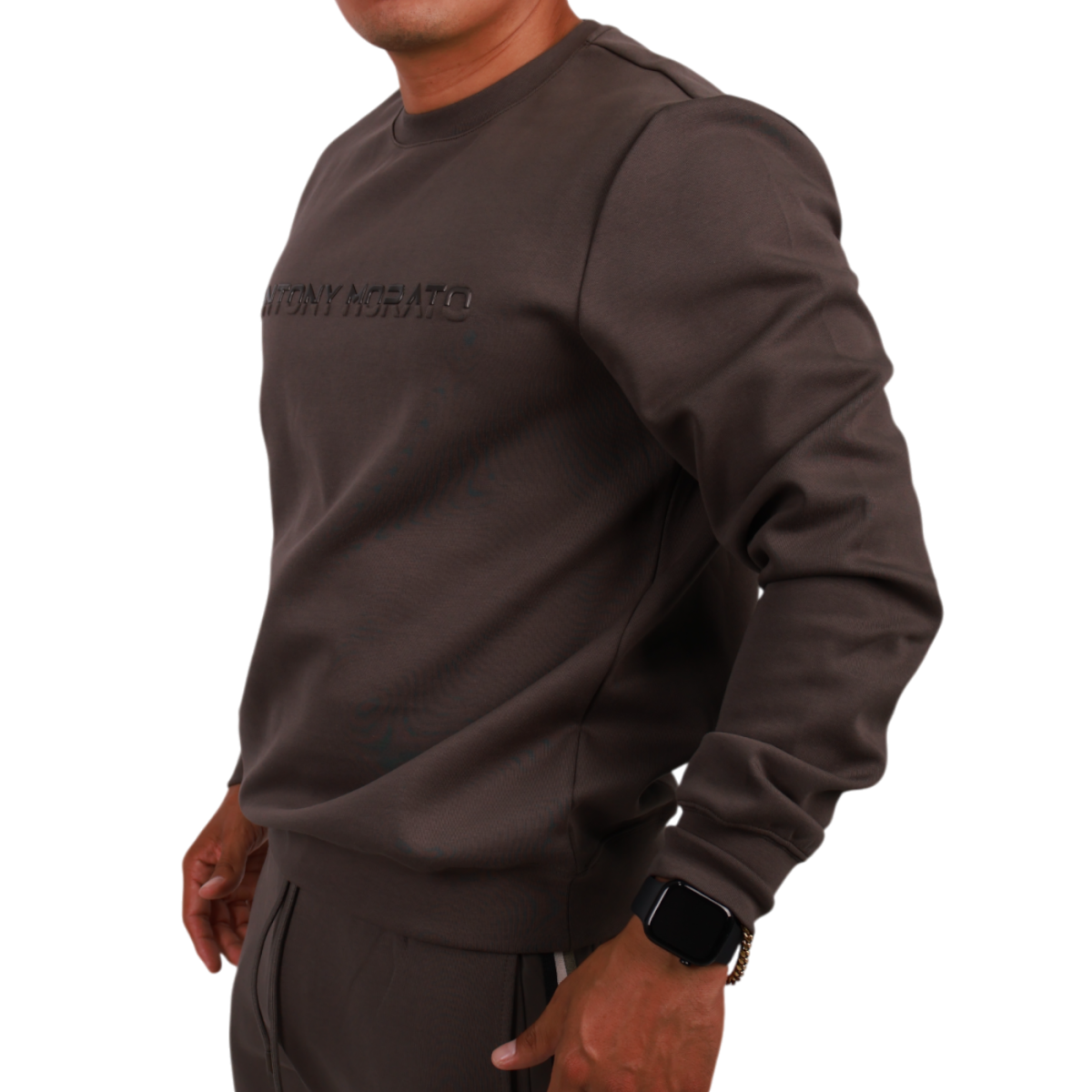 Sudadera Antony Morato Slim Fit mezcla Algodon con Logo Hombre Verde 2
