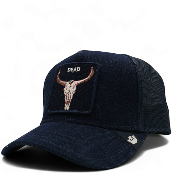 Gorra Goorin Bros Skull Rocker Dead Azul Marino Jeans