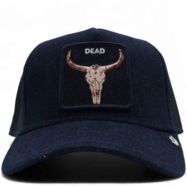 Gorra Goorin Bros Skull Rocker Dead Azul Marino Jeans