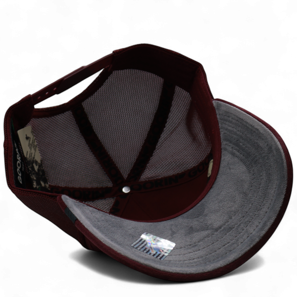 Gorra Goorin Bros Tigre Savage Tiger Velour Burdeos