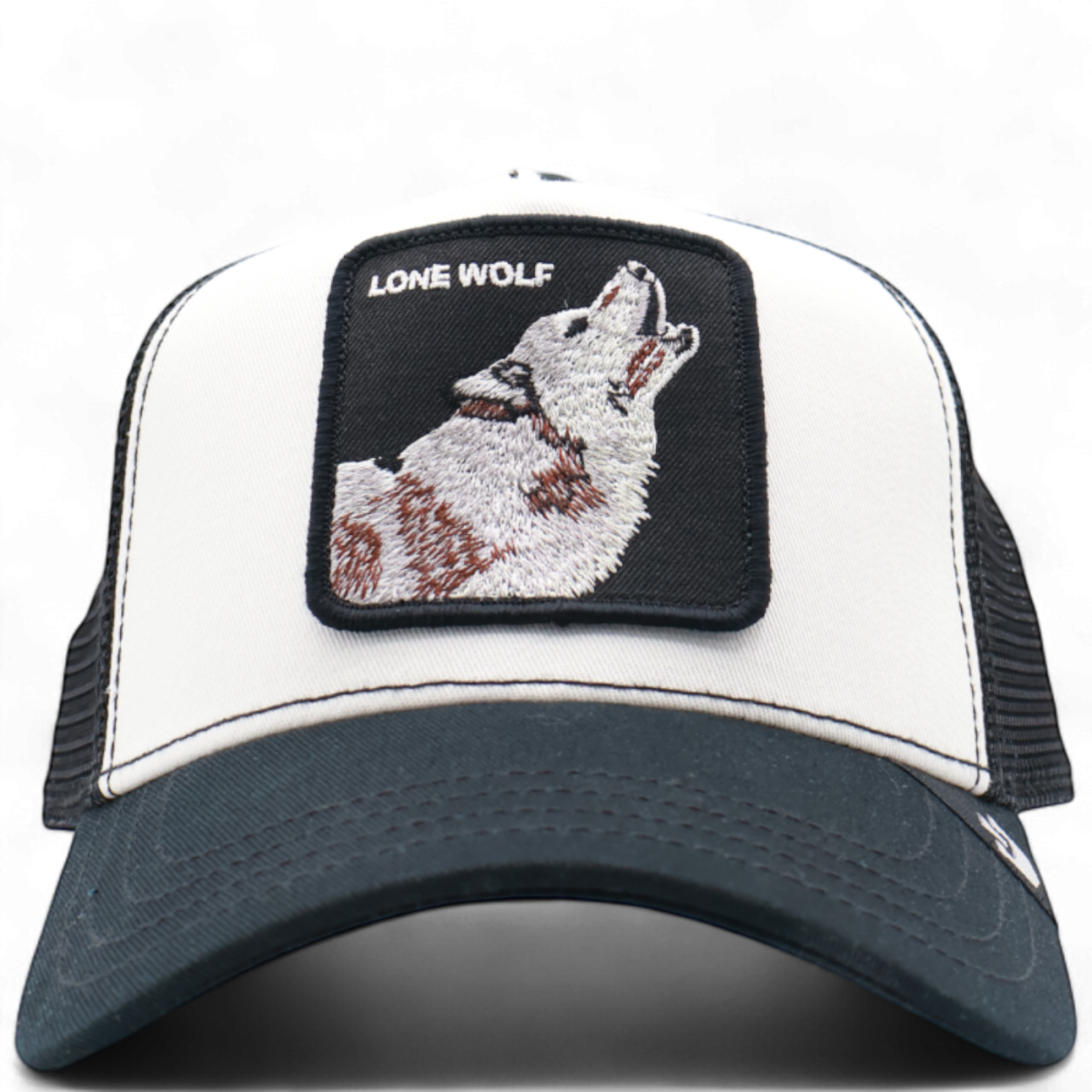 Gorra Goorin Bros Lone Wolf Negro y Blanco 2