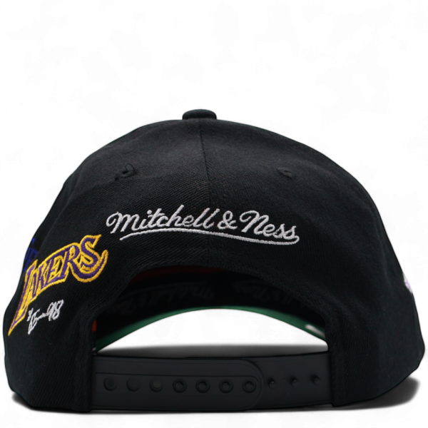 Gorra Mitchell & Ness Los Angeles Lakers NBA Spot Negro