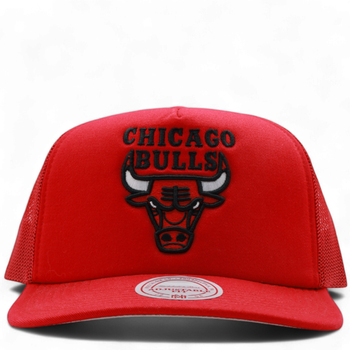 Gorra Mitchell & Ness Chicago Bulls Malla Trasera Rojo 2