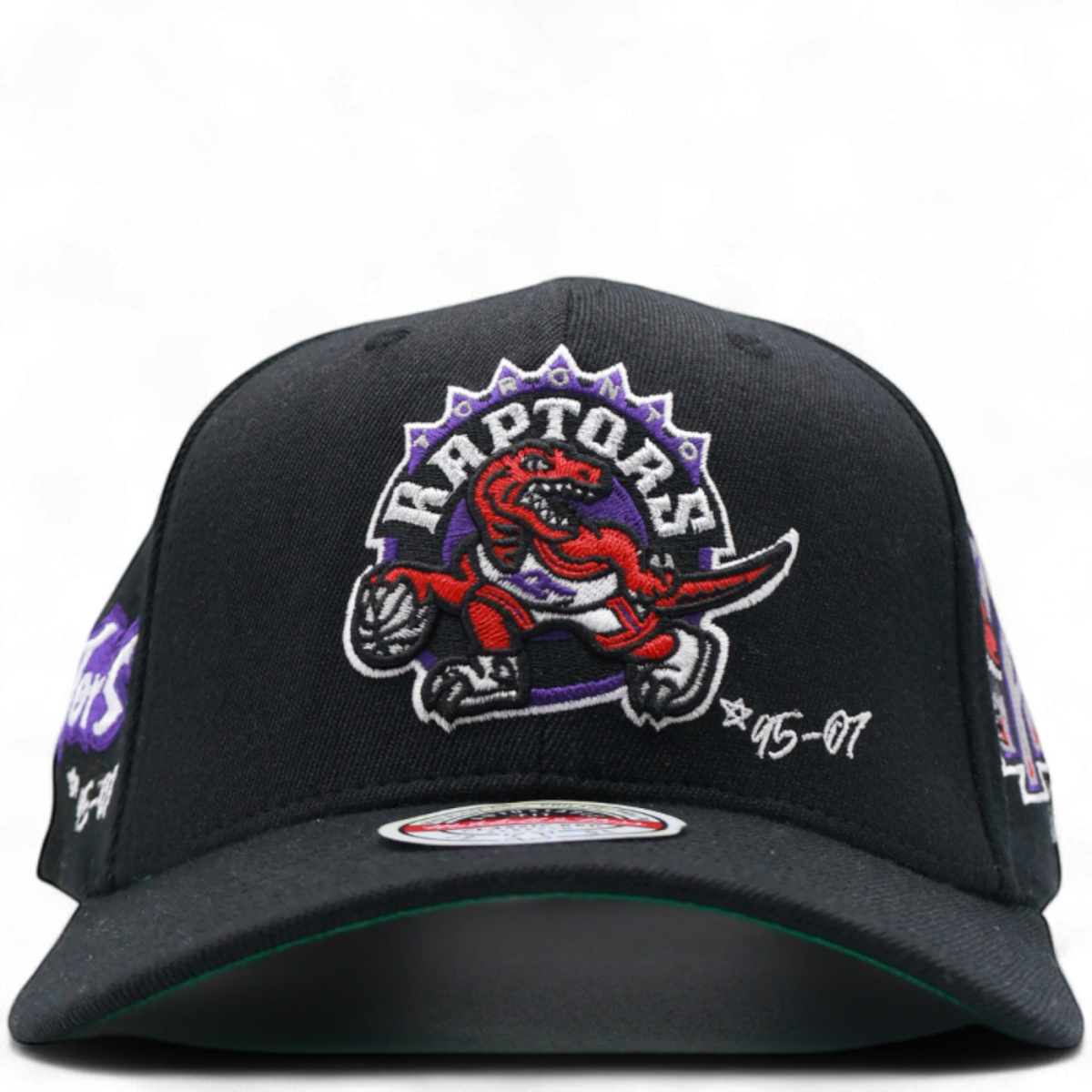 Gorra Mitchell & Ness Toronto Raptors NBA Spot Negro 2