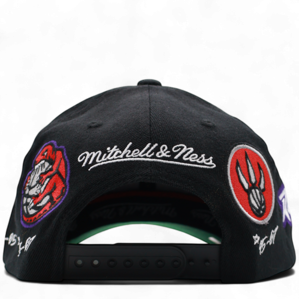 Gorra Mitchell & Ness Toronto Raptors NBA Spot Negro