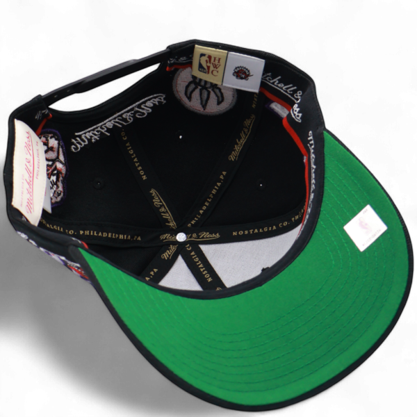 Gorra Mitchell & Ness Toronto Raptors NBA Spot Negro