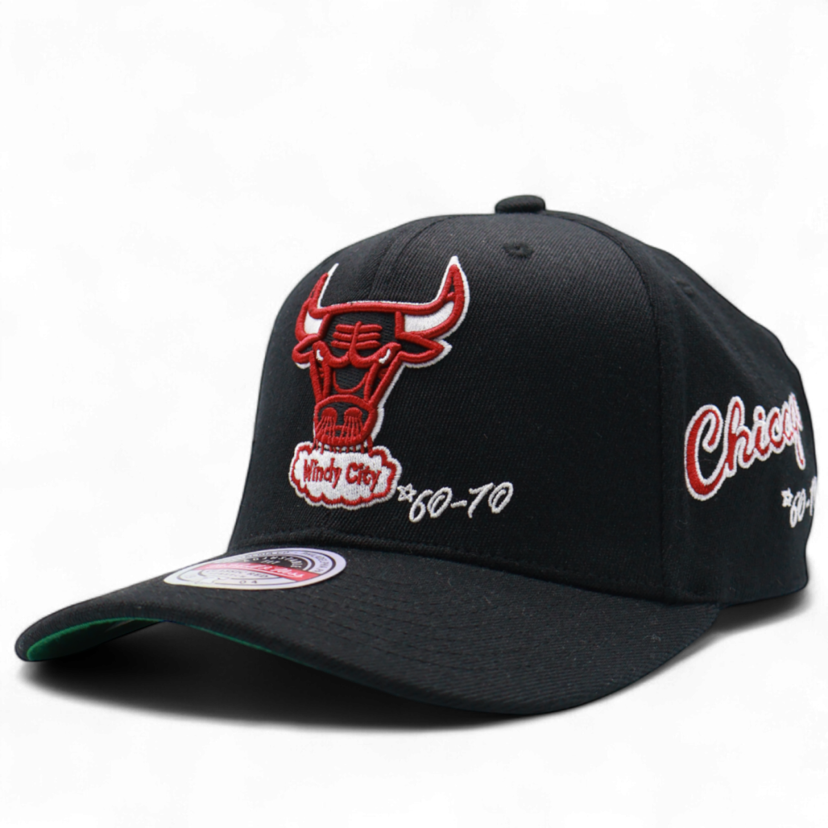 Gorra Mitchell & Ness Chicago Bulls NBA Spot Negro