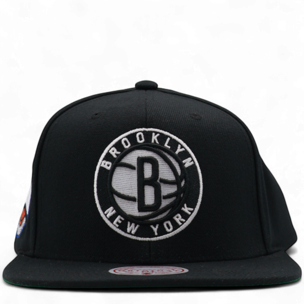 Gorra Mitchell & Ness Brooklyn Nets Top Spot Negro