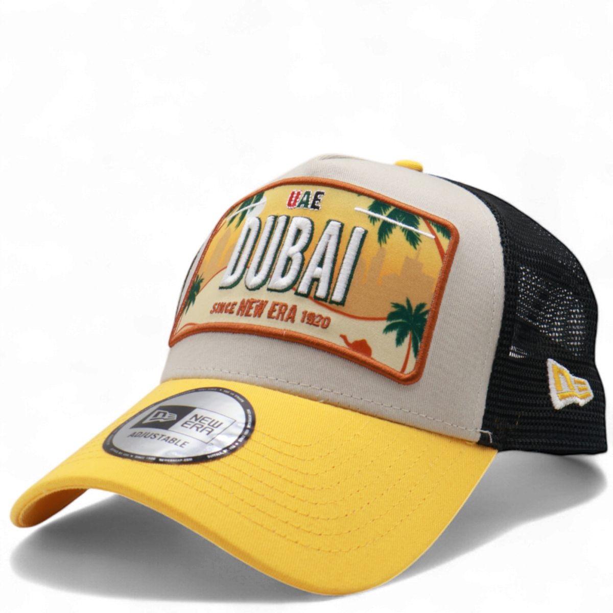 Gorra New Era License Plate 9FORTY A Frame Crema