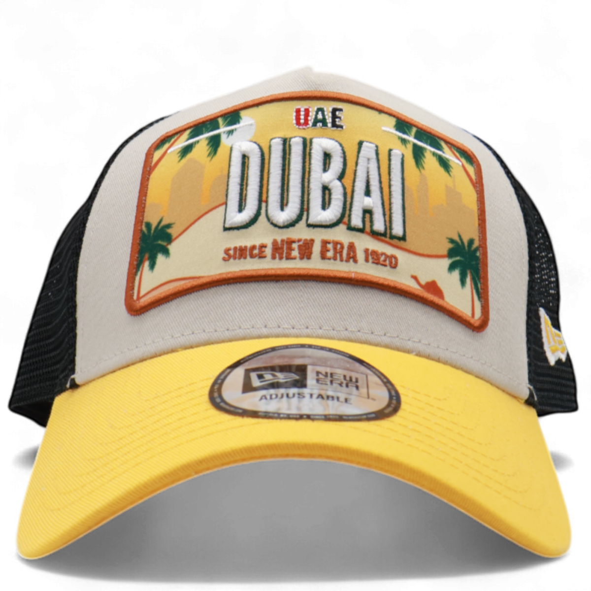 Gorra New Era License Plate 9FORTY A Frame Crema 2