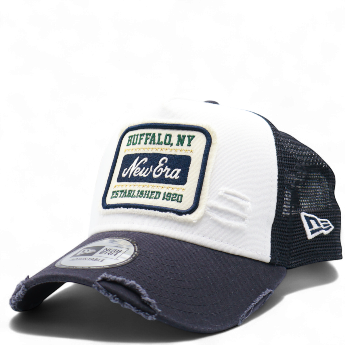 Gorra New Era 9Forty AF Pitch Distress Azul Marino